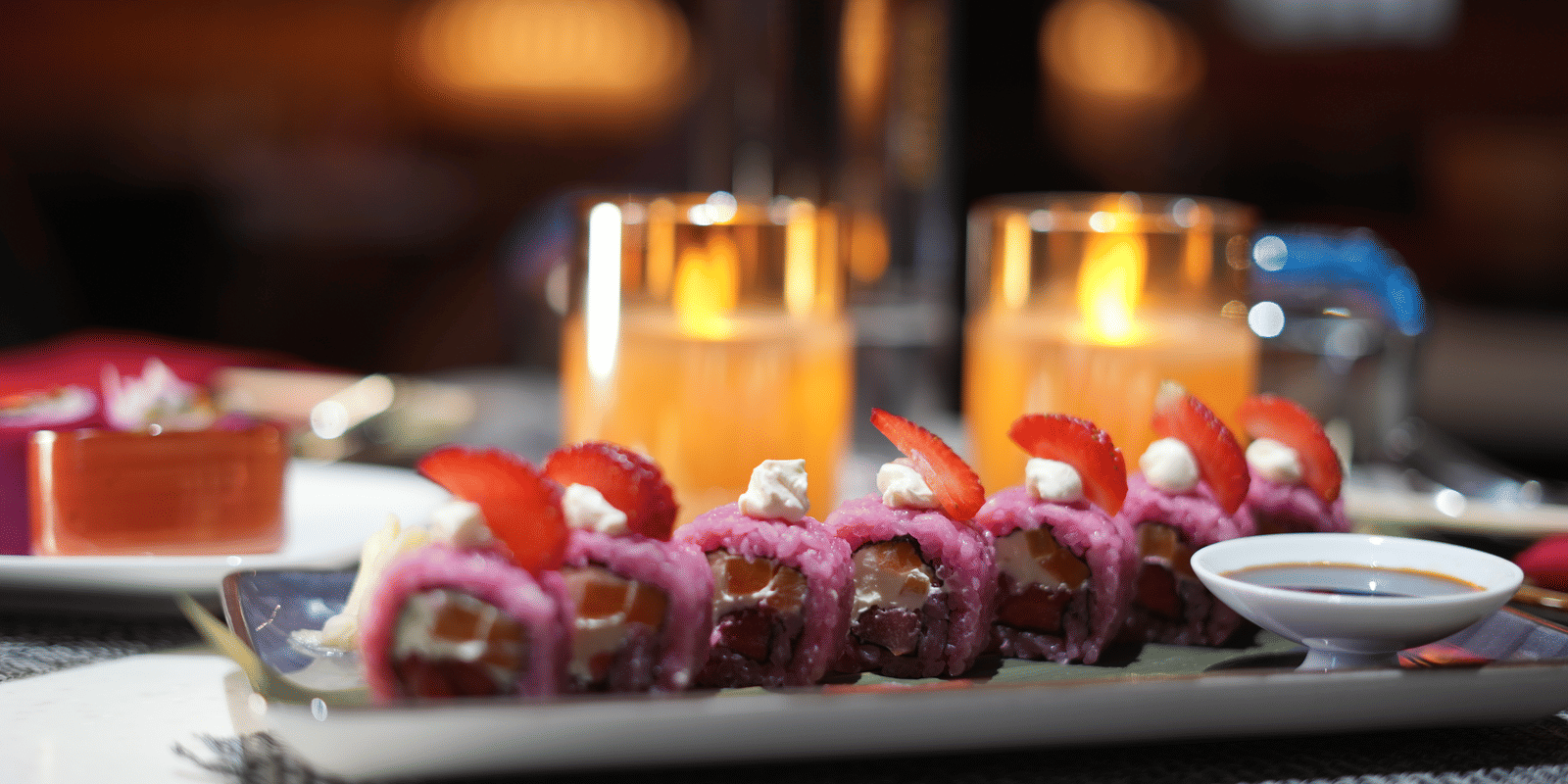 Strawberry Cream Cheese Sushi