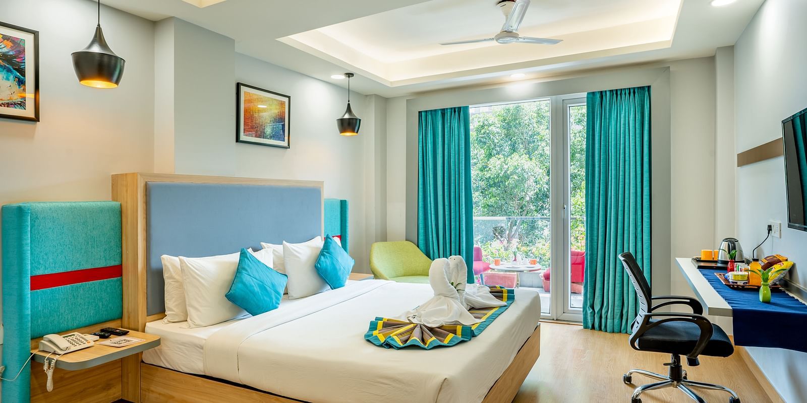 The view of a room at Inde Hotel Golf Course Extension