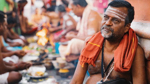 A hindu priest