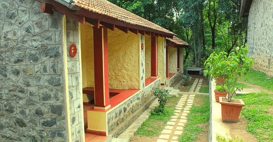 Outside Red Cottages