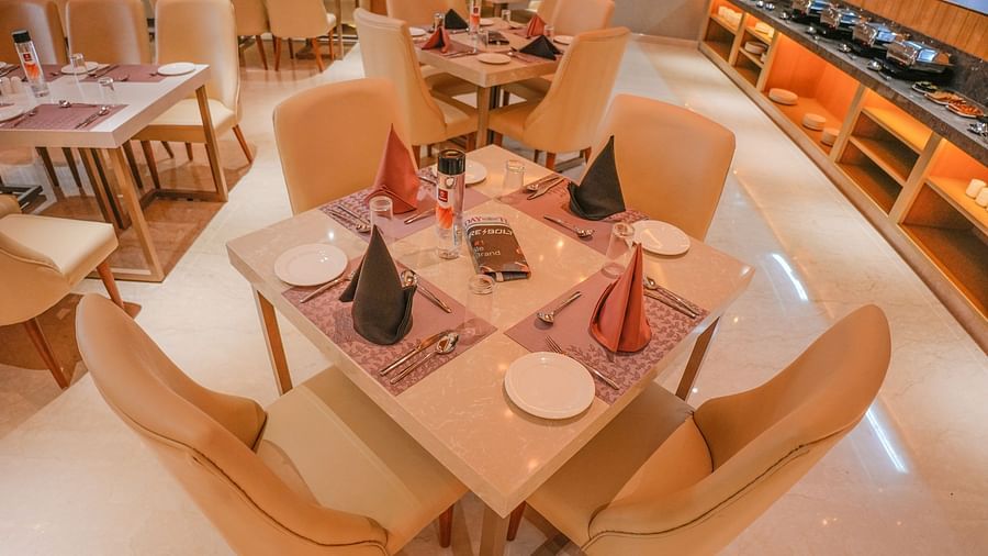 a table for 4 at our restaurant in Bangalore