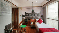 single bedroom overlooking the city at theory9 khar