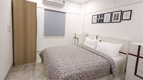 Bedroom of room 401 at Wabi-Sabi Juhu 3