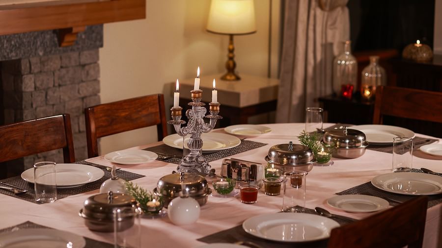 Dinning area @ Lamrin Norwood Green, Palampur