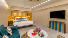 Interiors of the superior royal room at our hotel - Aloha On The Ganges Rishikesh