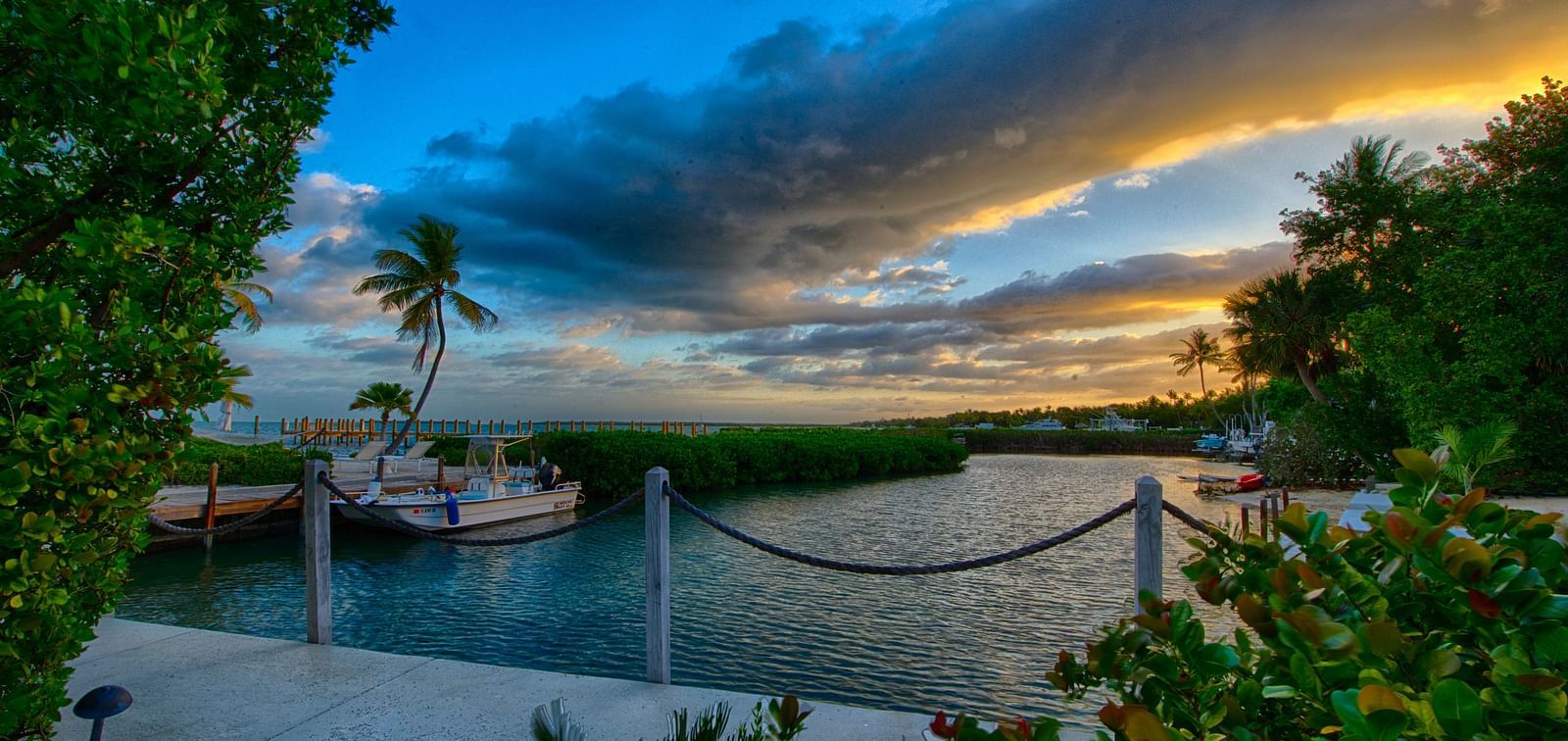 Island Sunset HDR