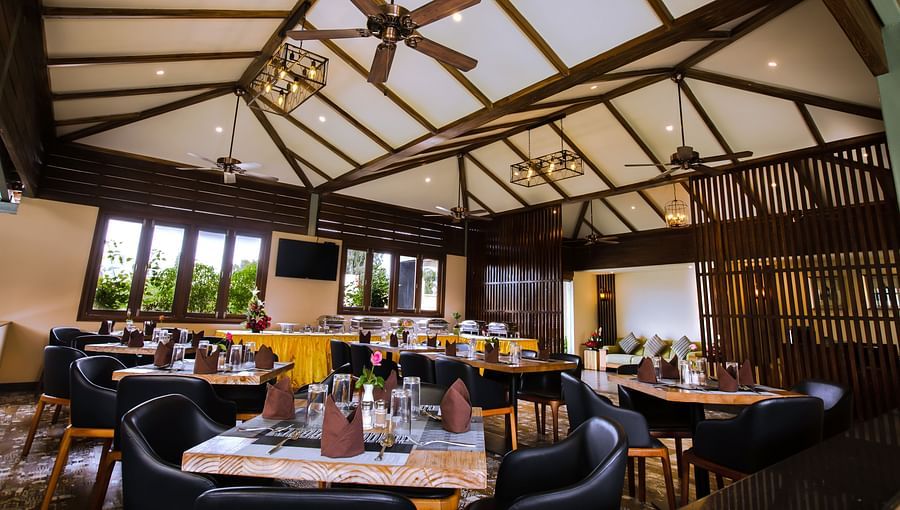interior of our multi-cuisine restaurant in surya city
