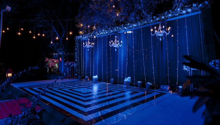 Sangeet @ Temple Lawns - 5- Destination Wedding Resorts in Jaipur
