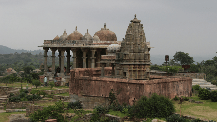 Exterior of the Trikuta Temple Inside the Kumbhalgarh Fortress