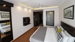 Side view of the deluxe room at Rockland Hotel, CR Park