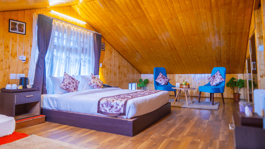 Dream Villa Retreat, Pelling - The interiors of the Attic Rooms at our hotel