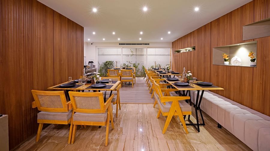 Dining at Service Apartment Nest by Rivido Apart Hotel, Bannerghatta Road 1