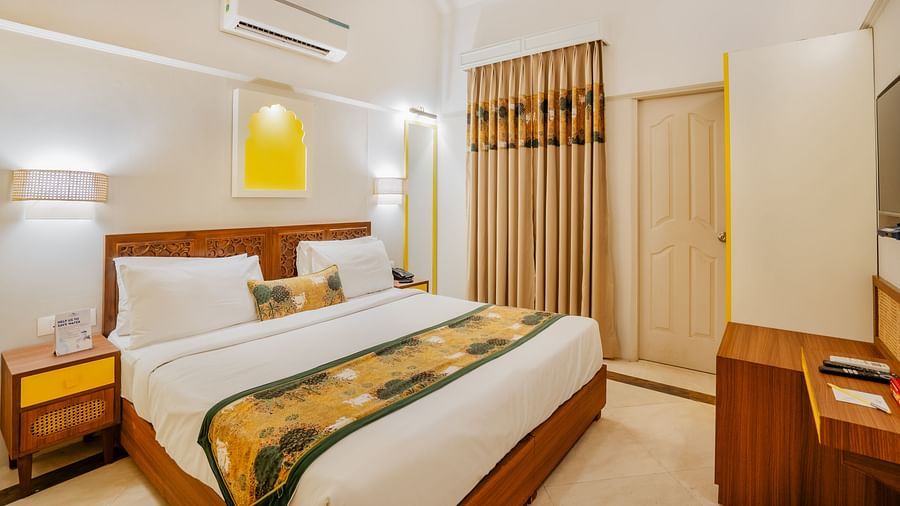 Shri Radha Brij Vasundhara Resort & Spa, Mathura Govardhan Bed room