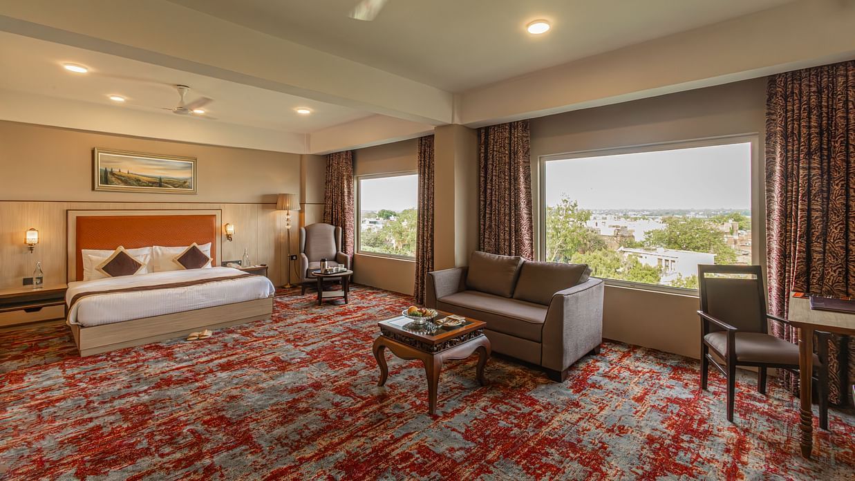 Sophisticated double occupancy room at The Lalita Grand.