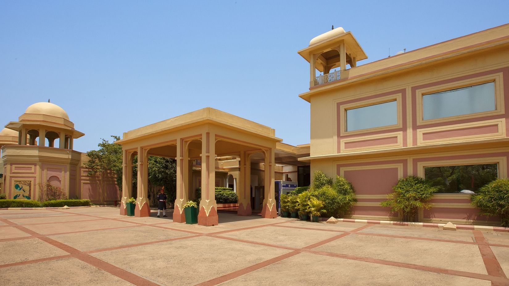 Facade image of hotel in gurugram