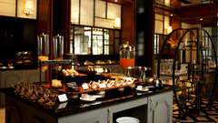 An image of a buffet area where various kinds of food is kept in a tray in the kitchen -  Hotel Polo Towers, Agartala
