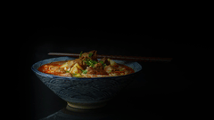 A image of Thukpa served in a bowl