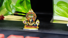 A miniature idol of Tirupati Balaji