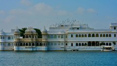 Image of a palace in the middle of a lake