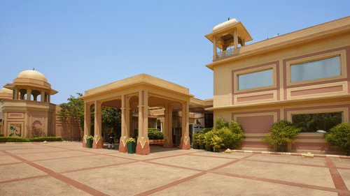 Facade image of hotel in gurugram