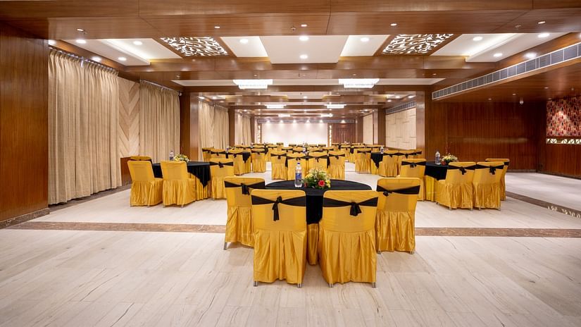 A banquet hall in our 5-star hotel in Shimla - The Orchid Hotel Shimla