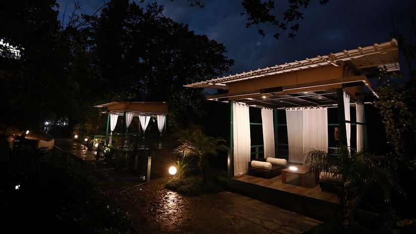 gazebos at The Sal Woods Forest Retreat & Spa
