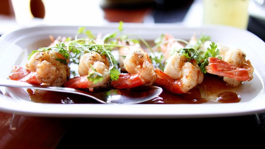 plate of seafood