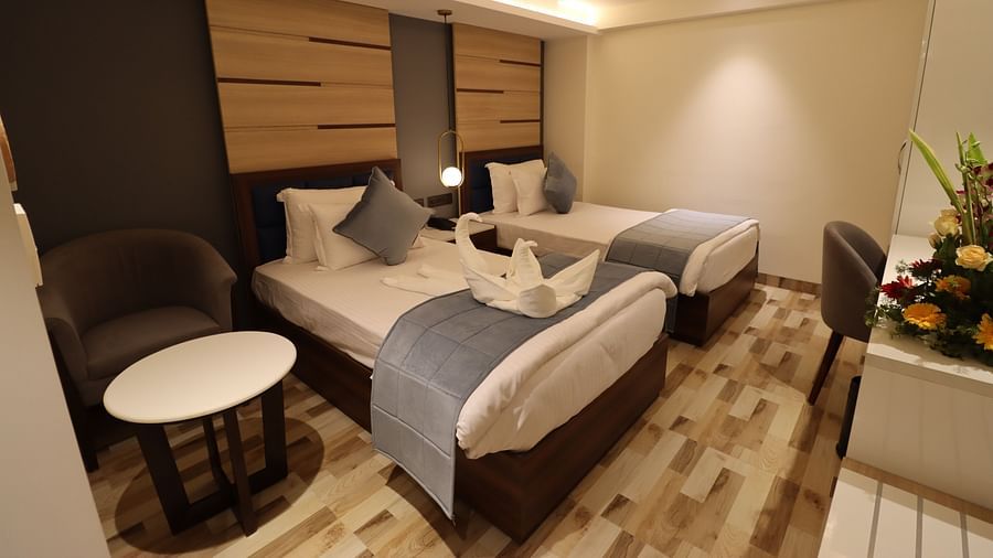 Superior room with twin beds