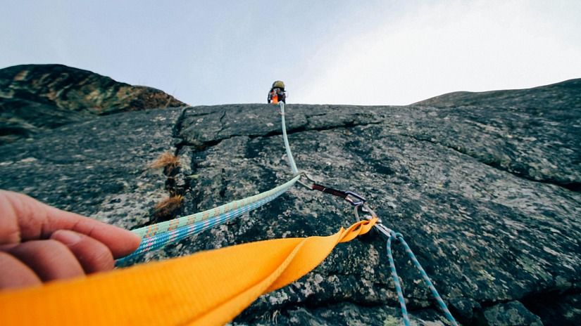 rock climbing 