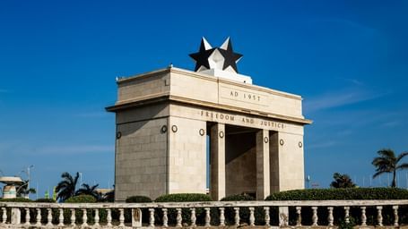 Independence Arch in Accra, Ghana,
