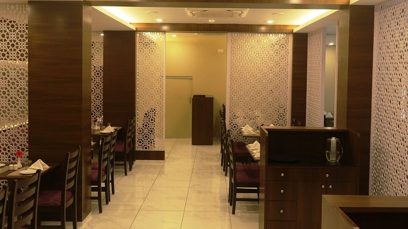 lobby of a restaurant