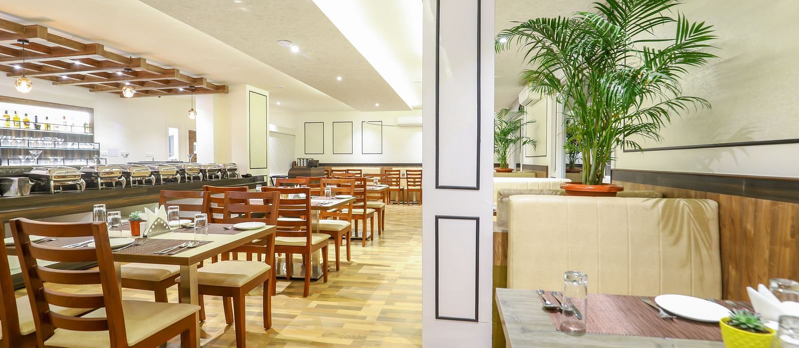 dining setting at a restaurant at Banari Regency by Summit, Namchi