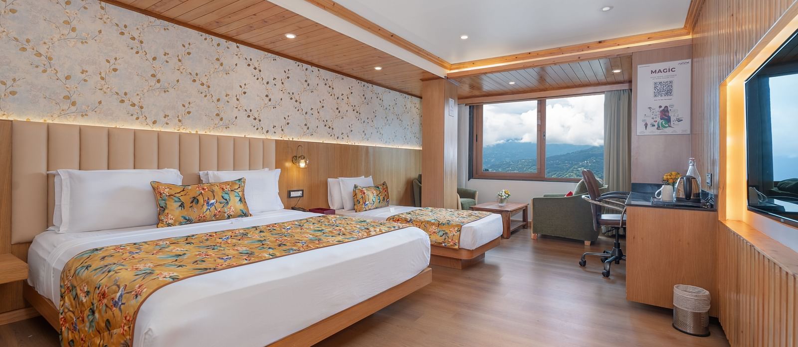 premium triple valley view room