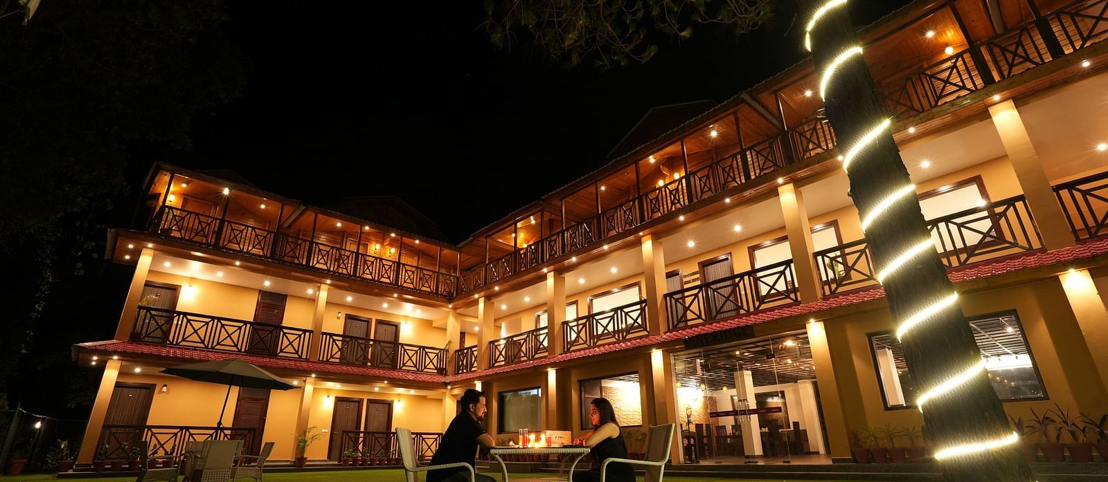 A well-lit facade image of Summit Jungle Resort, Lansdowne