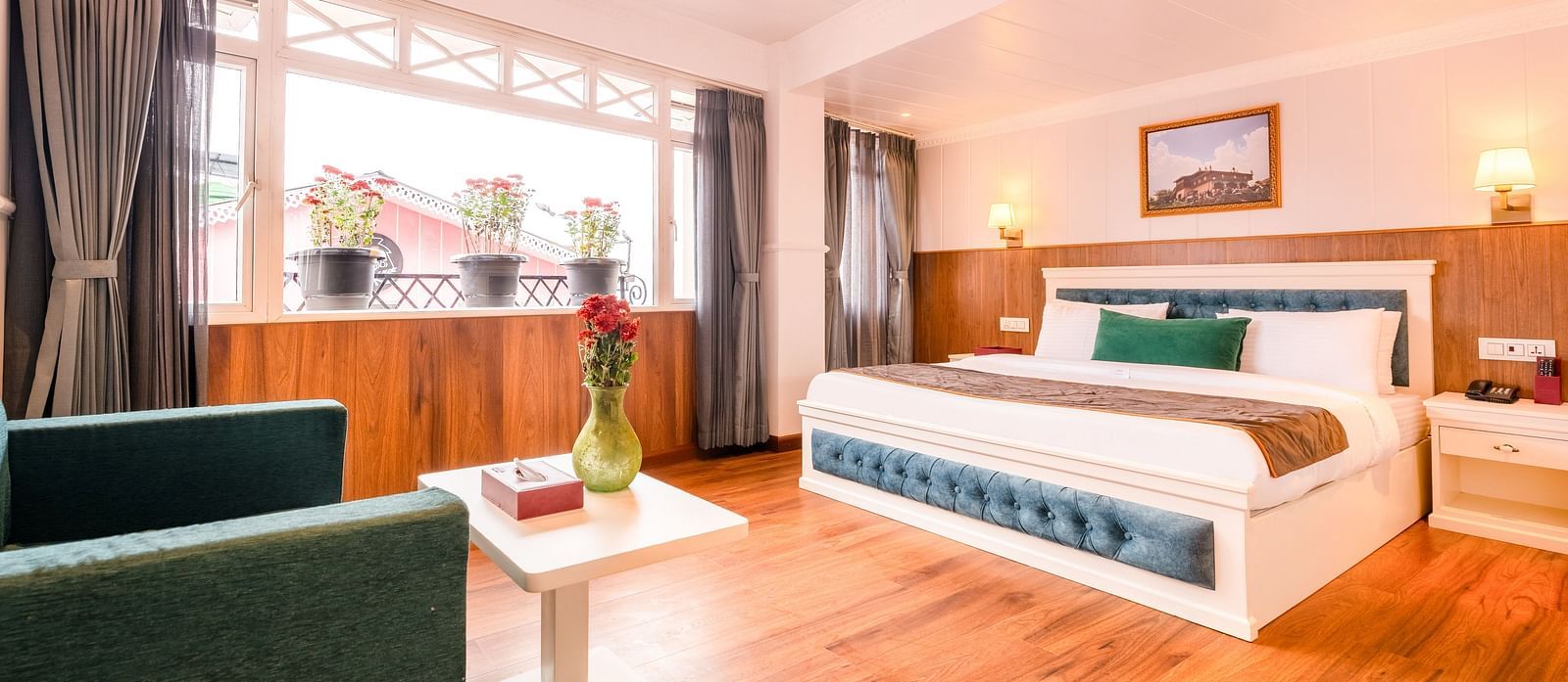 premium view room with sofa cum bed