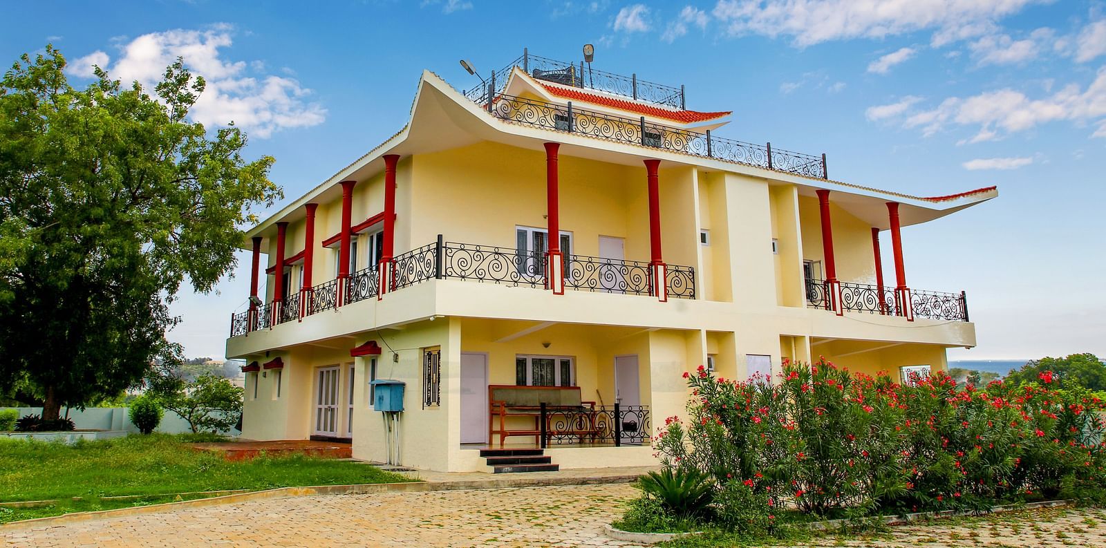 A facade image of Vasundhara Villa - Ramoji Film City Hotels in Hyderabad 