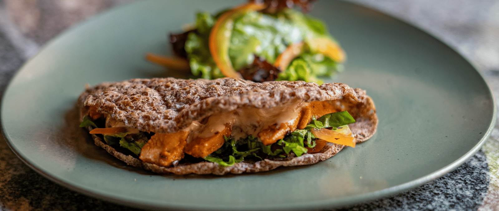 Chatamari with Garden Salad