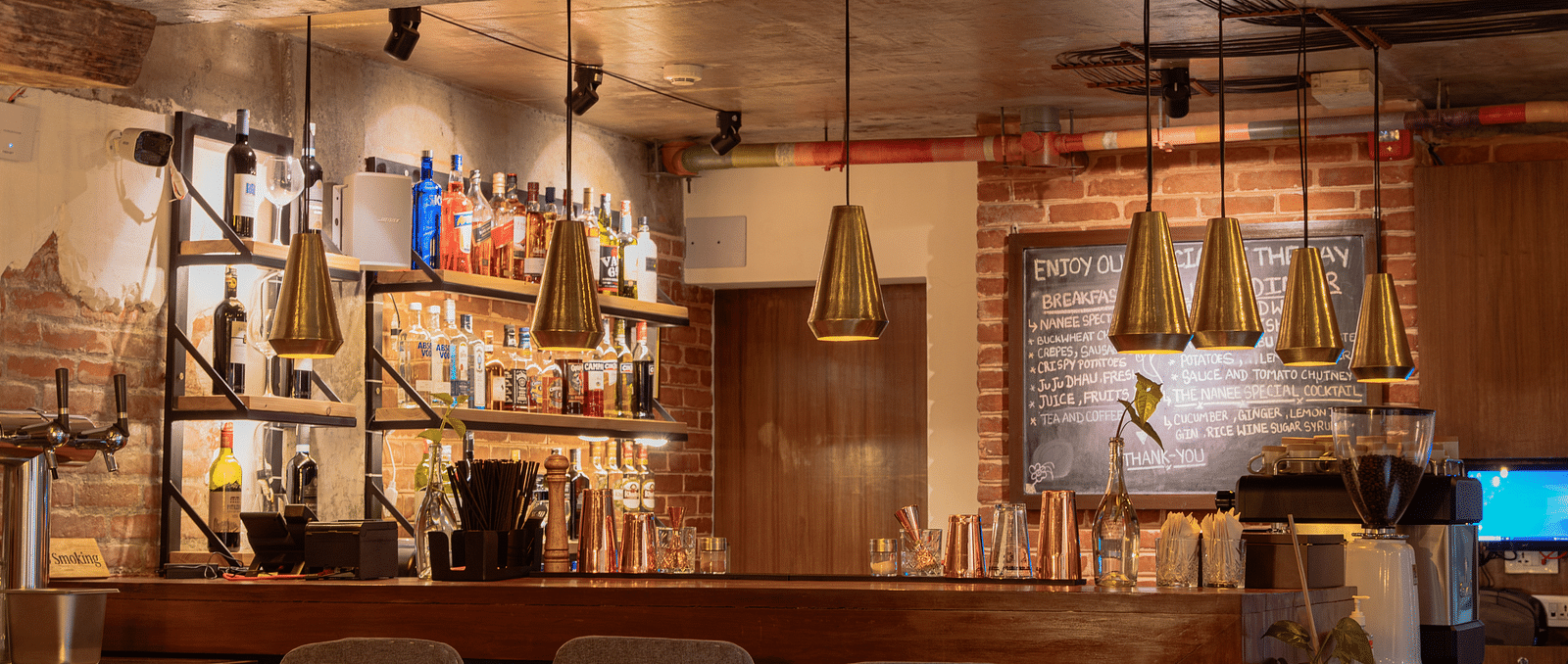 The counter at the Community Bistro at The Nanee