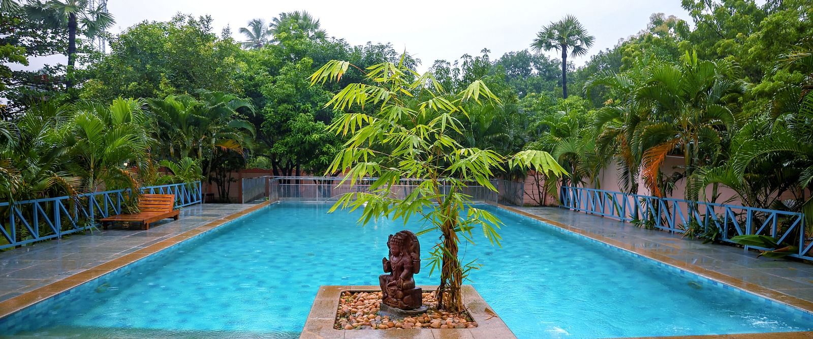 Swimming pool at Mango Hill La Serene, Pondicherry