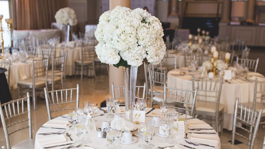 Dining arrangement at a banquet hall - 2