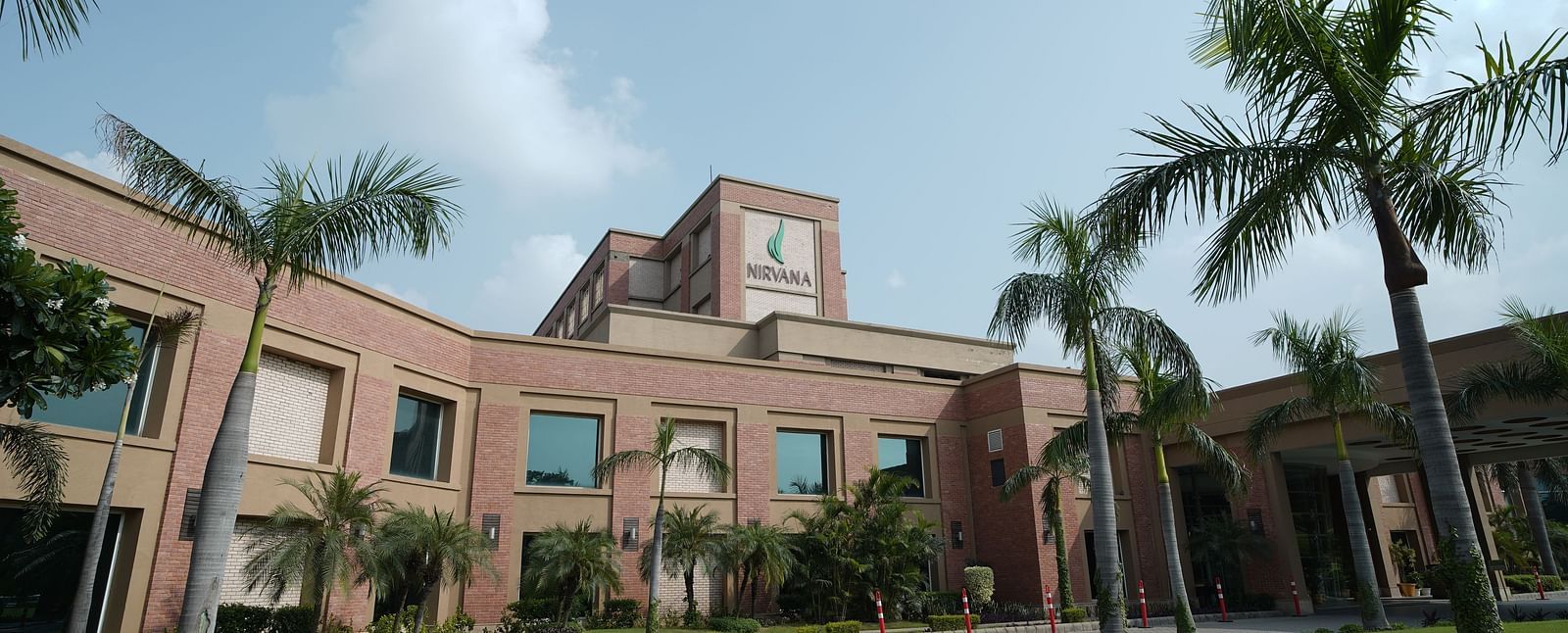 Facade of Nirvana Luxury Hotel, Ludhiana during the day