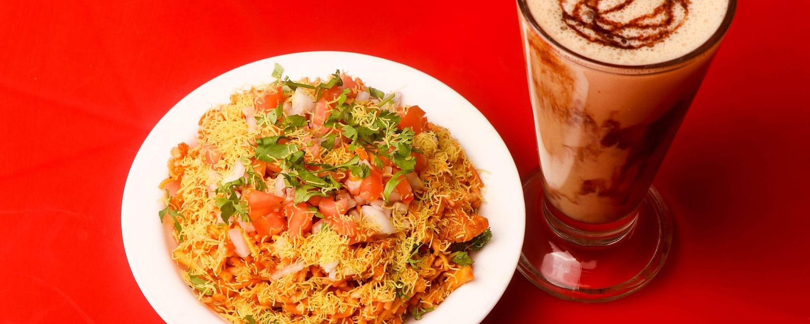 Another delicious savoury served with cold coffee | Diamond Parks, Pune
