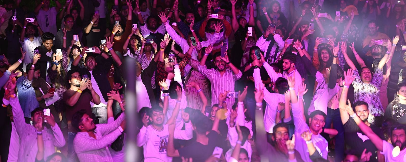 A group of people enjoying at a disco party | Diamond Parks, Pune