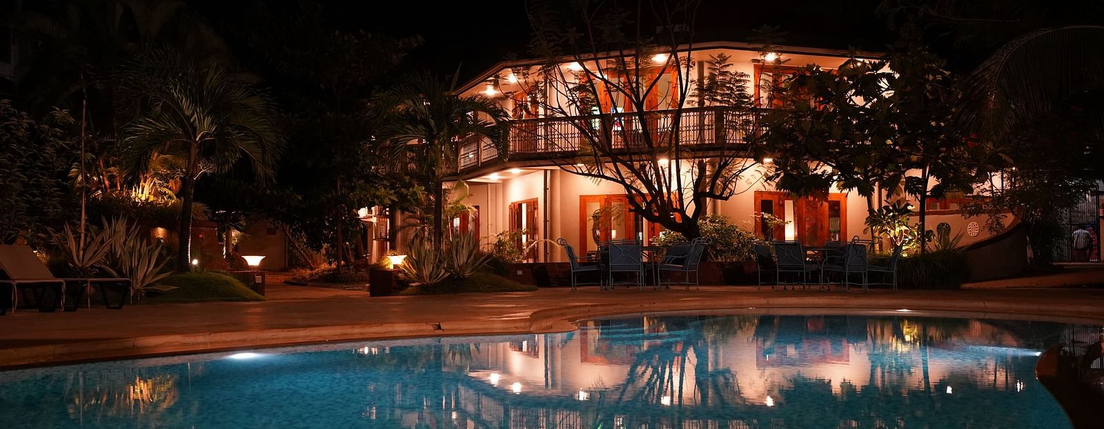 An image of a swimming pool in a private property - Argo By Trance, Goa