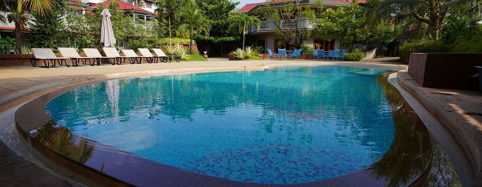 An image of a swimming pool in a private property - Argo By Trance, Goa