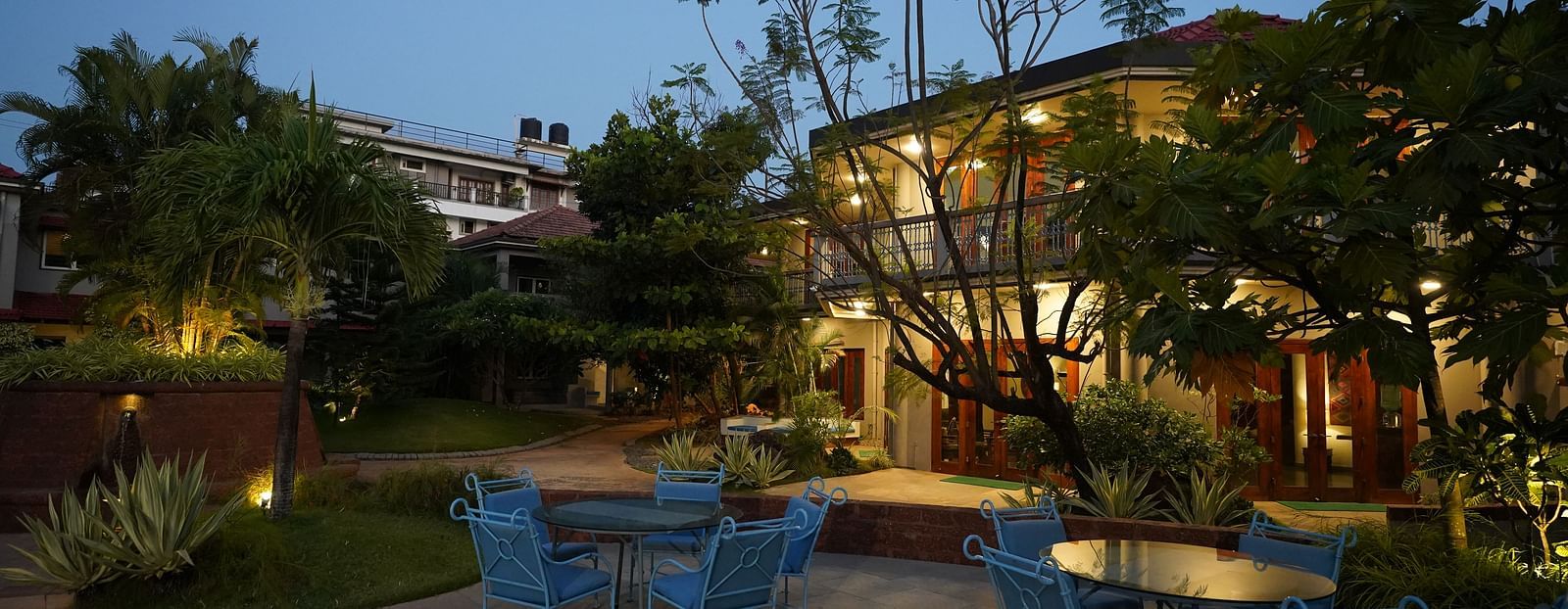 An facade image of a property that showcases an outdoor seating areas - Argo By Trance, Goa