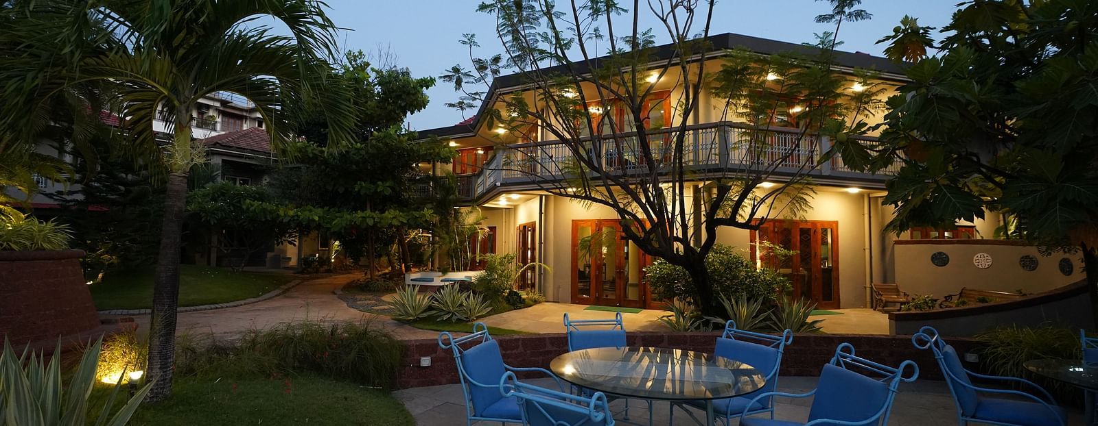 An facade image of a property that showcases an outdoor seating areas - Argo By Trance, Goa