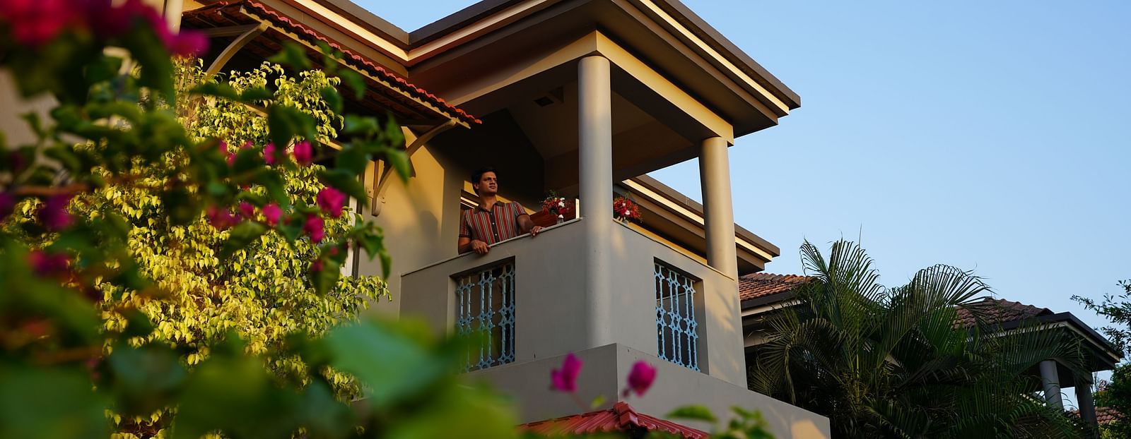 An image of a balcony from the outside of the property - Argo By Trance, Goa