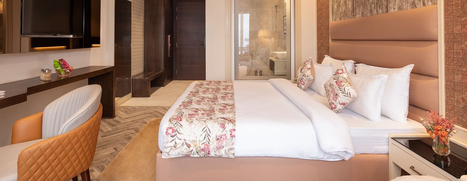 an image of a bedroom with an air-conditioner at  at Mountoria Retreat, Naukuchiatal