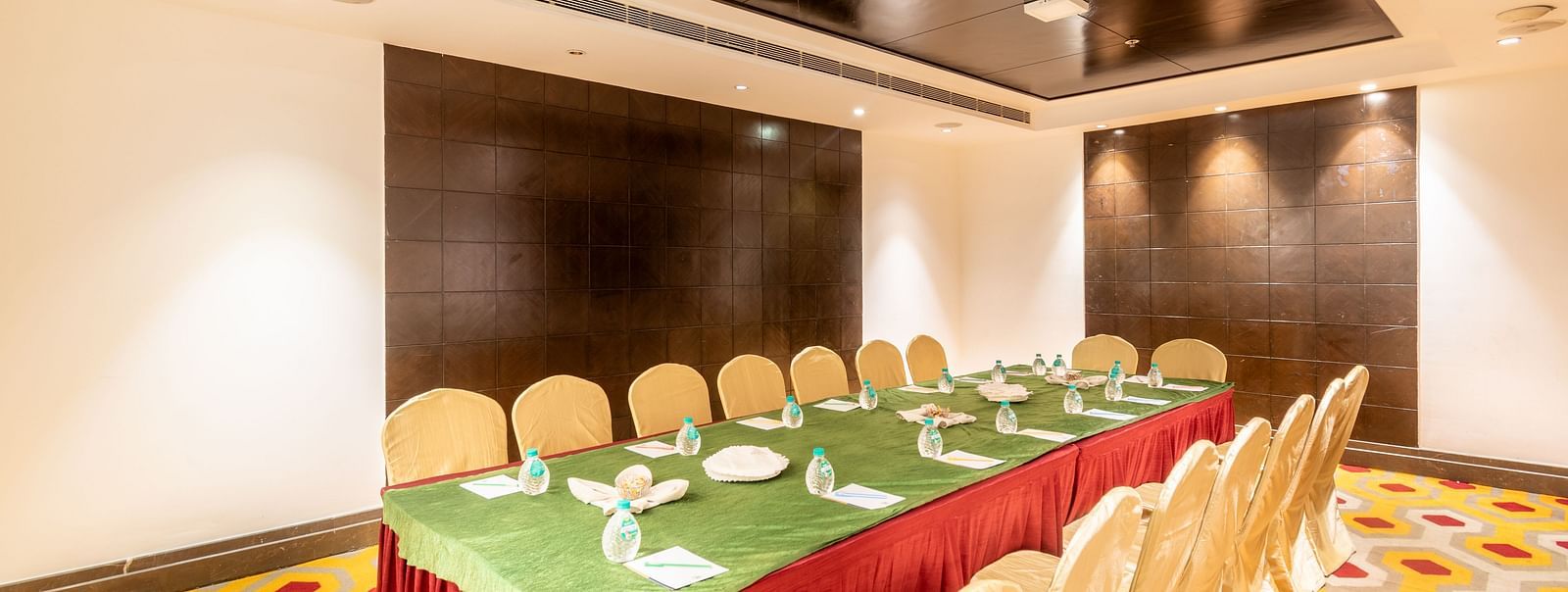 Meeting room featuring a central table layout ideal for executive discussions- TGI Grand Fortuna, Krishnagiri Main Road, Hosur